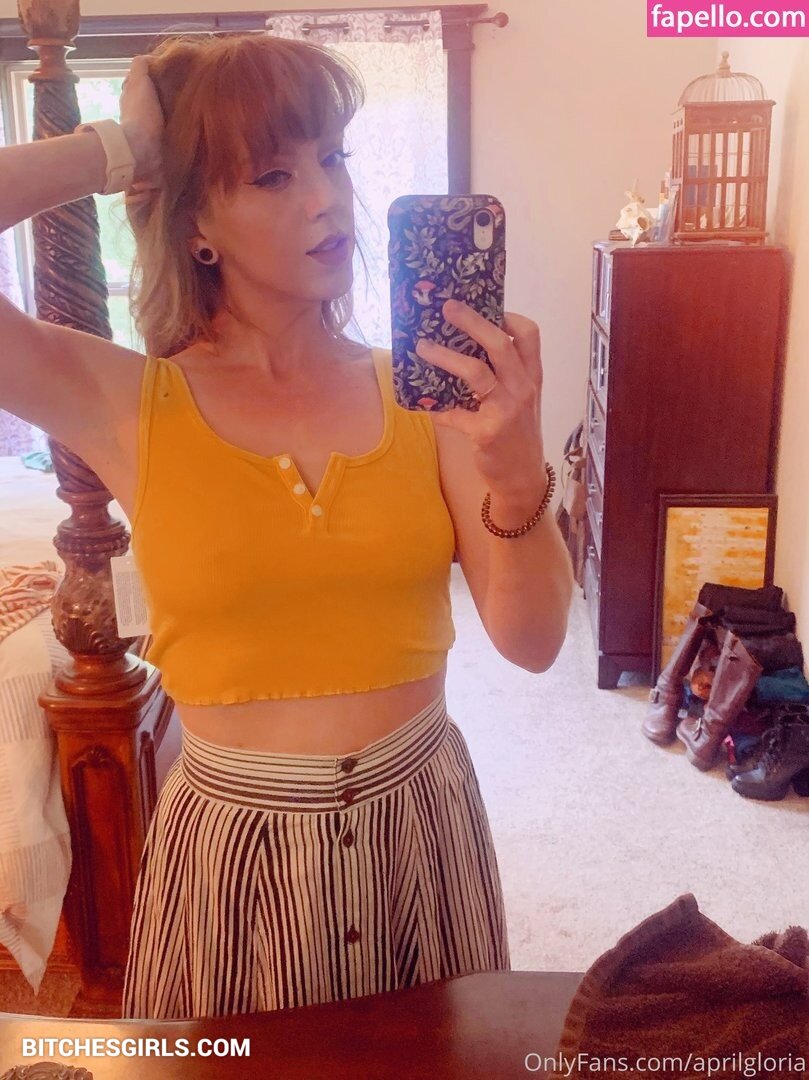 April Gloria watched from the shadows